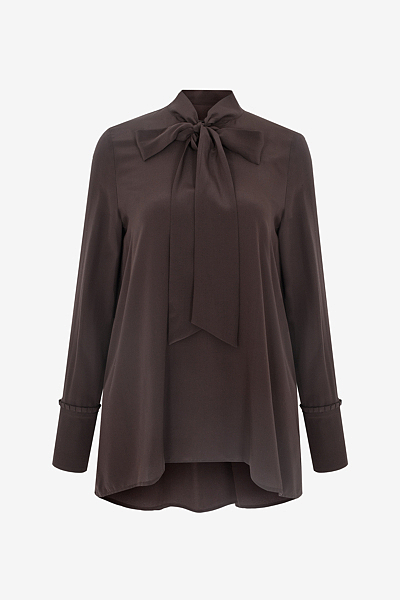 Klassische Schluppenbluse