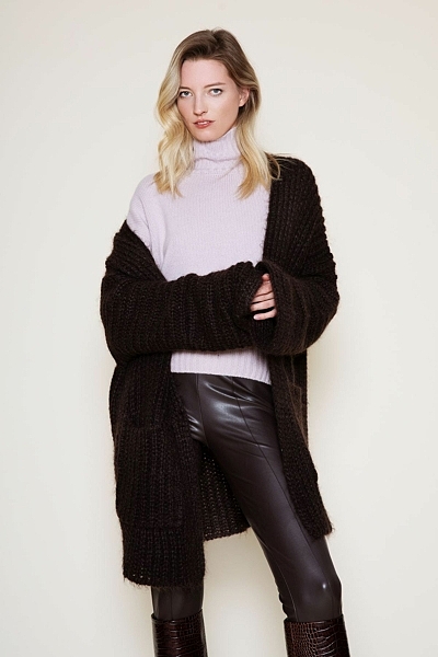 Mohair Strickjacke