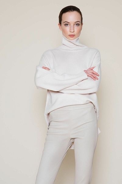 Weiter Rollkragen Pullover
