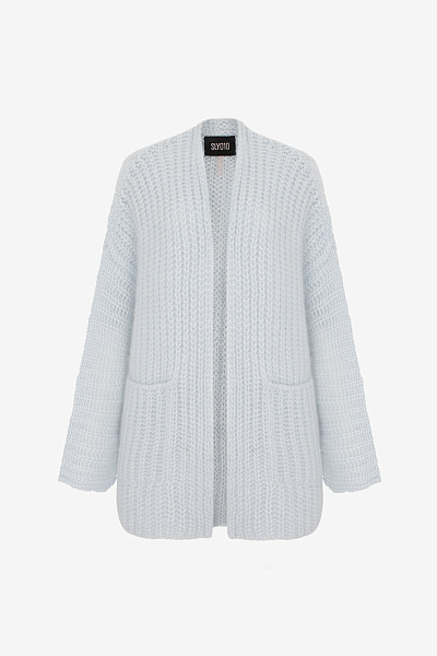 Mohair Strickjacke