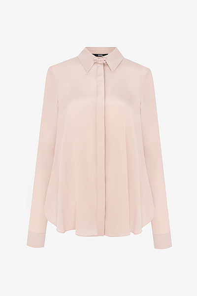 Schlichte Bluse mit Schleifchen