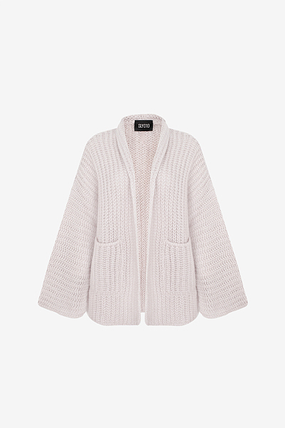 Mohair Strickjacke