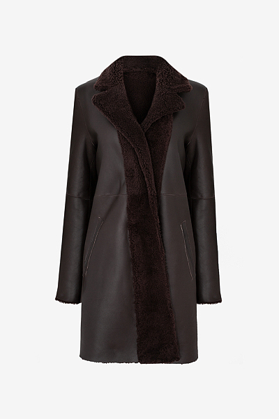 Lammfell-Wendemantel