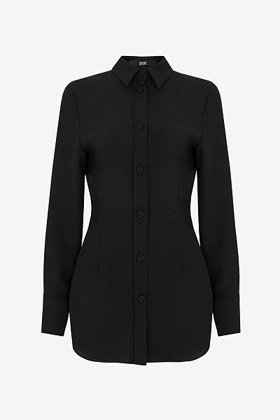 Taillierte klassische Bluse