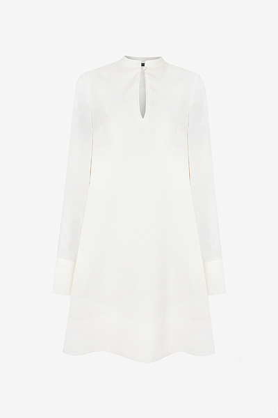 Langarm Kleid in A-Linie