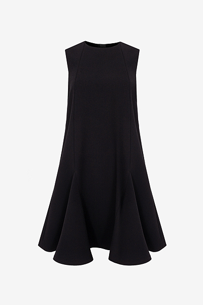 Kleid mit Godetfalten