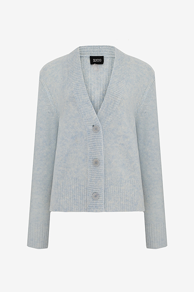 Kurzer Cardigan aus Wollmix