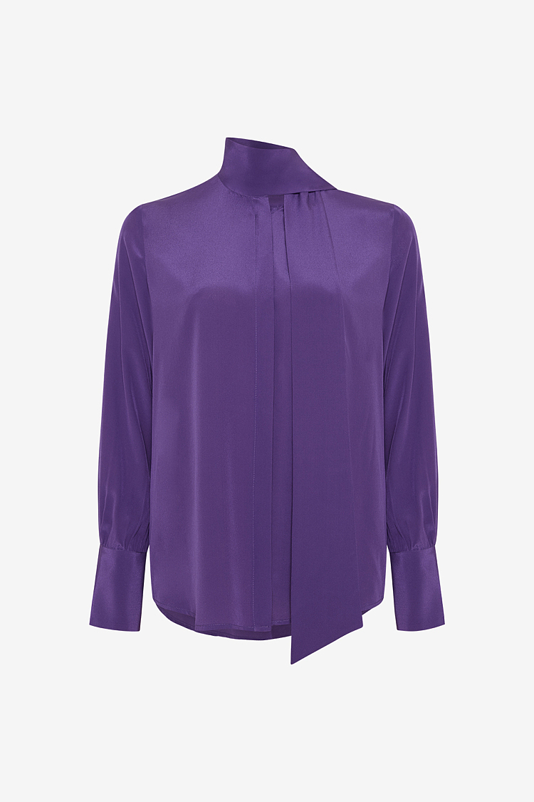 Sly 010 Bluse mit Schal-Detail