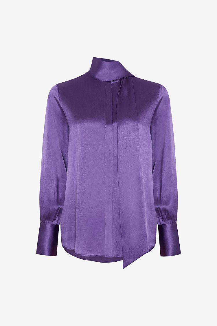 Sly 010 Bluse mit Schal-Detail