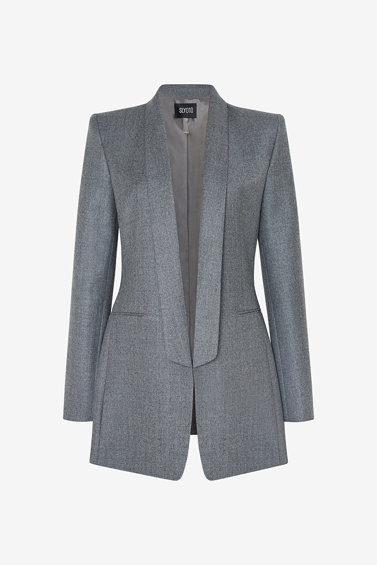 Sly 010 **Lang geschnittener knopfloser Blazer**