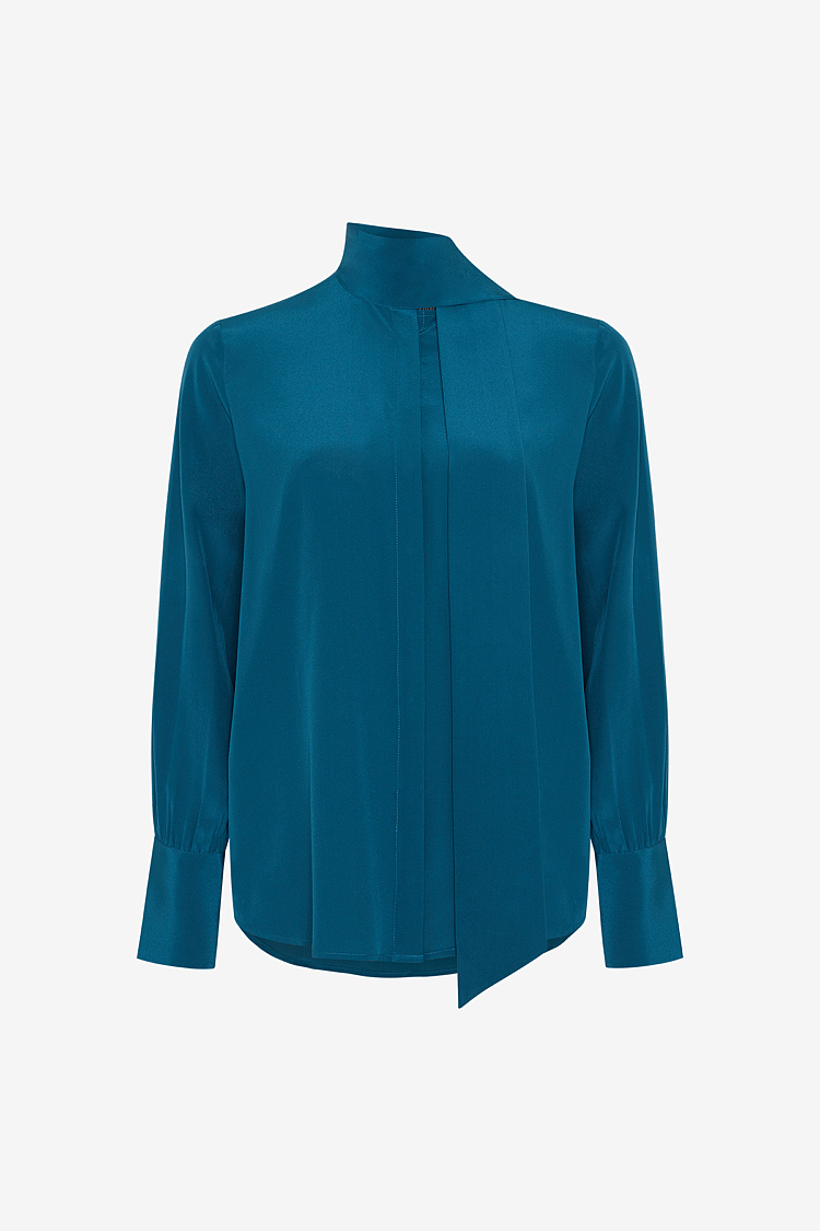 Sly 010 Bluse mit Schal-Detail