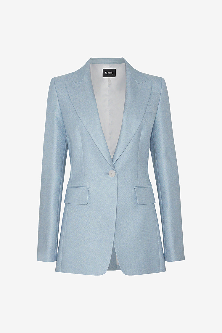 Sly 010 Blazer aus Wolle-Seide-Gemisch