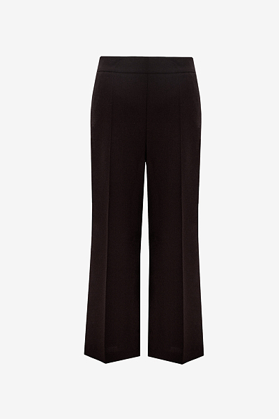 Cropped Trousers with Slight Flare