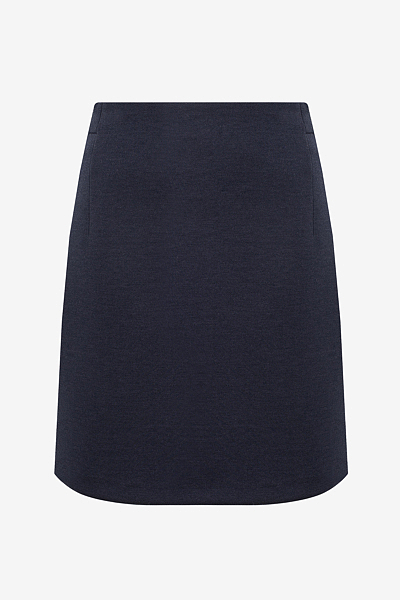 Minimalist Mini Skirt in Delicate Scuba