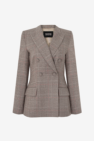 Tailored Blazer in Heritage Glencheck