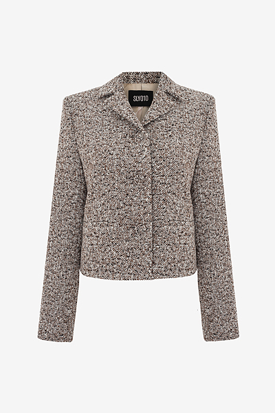 Cropped Jacket in Adorable Nap Tweed