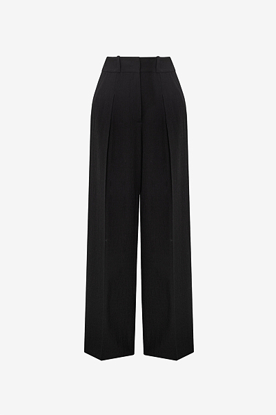 Wide Trousers with Pleats