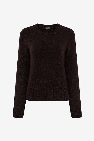 Sweater in Lurex Cashmere Lightweight