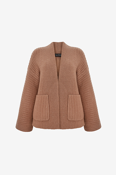 Strickjacke mit Taschen